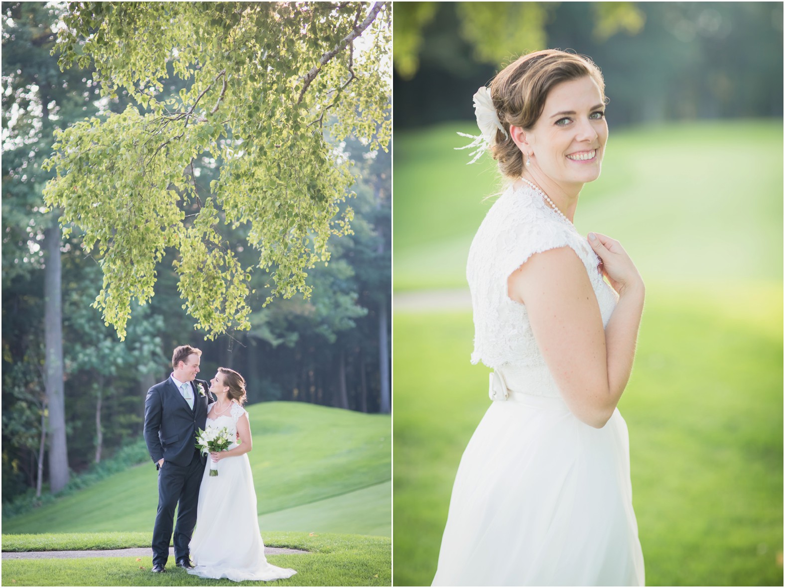 Toronto Hunt Club Wedding sunset portraits