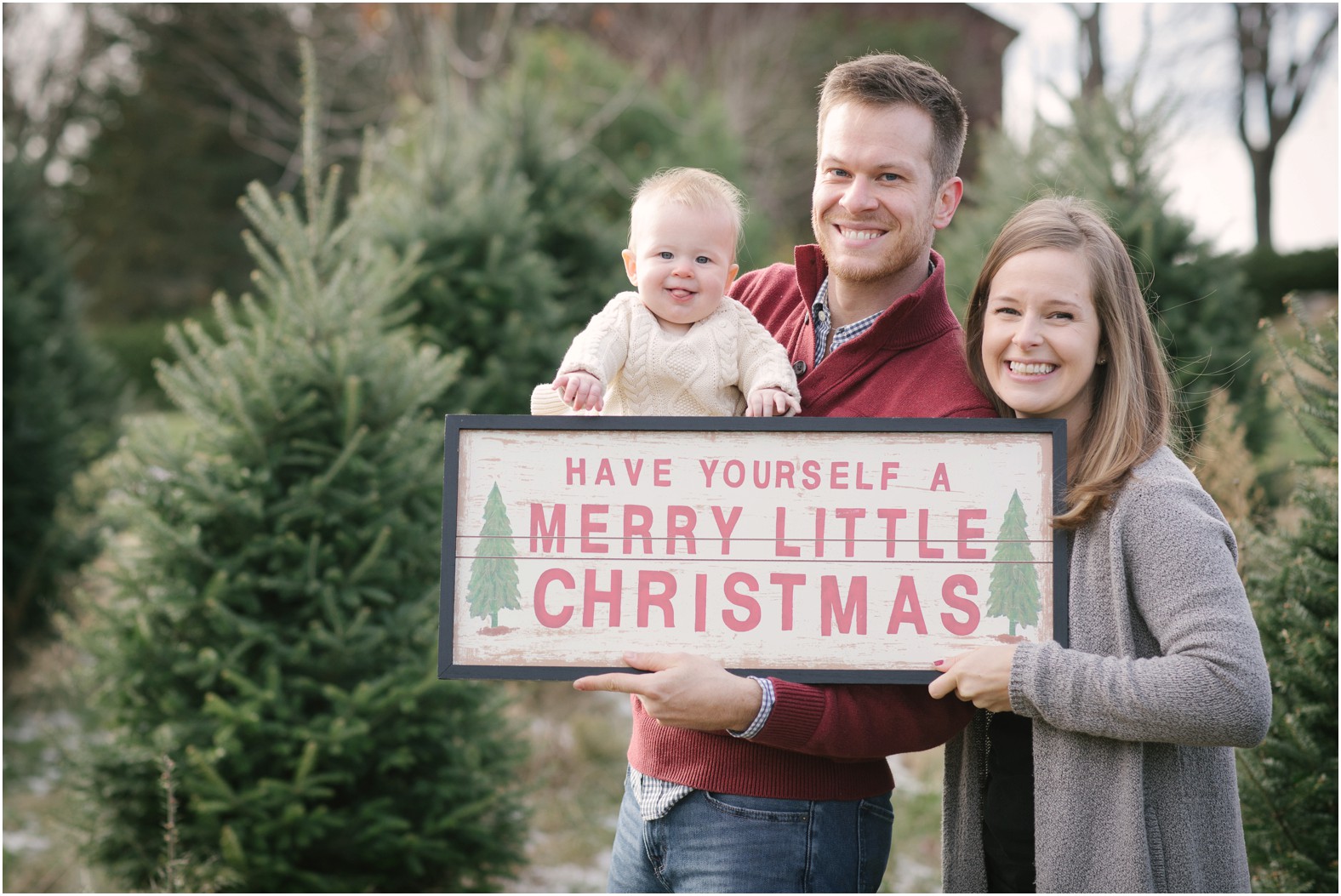 christmas family photos styled