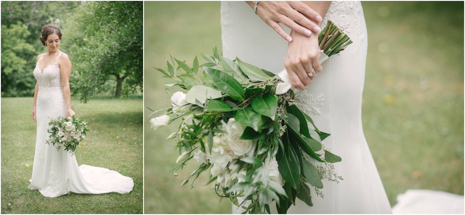 Classic white bridal bouquet