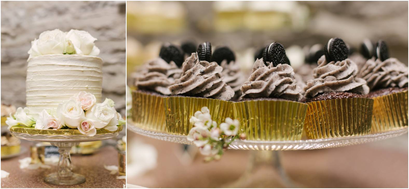 Oreo wedding cupcakes