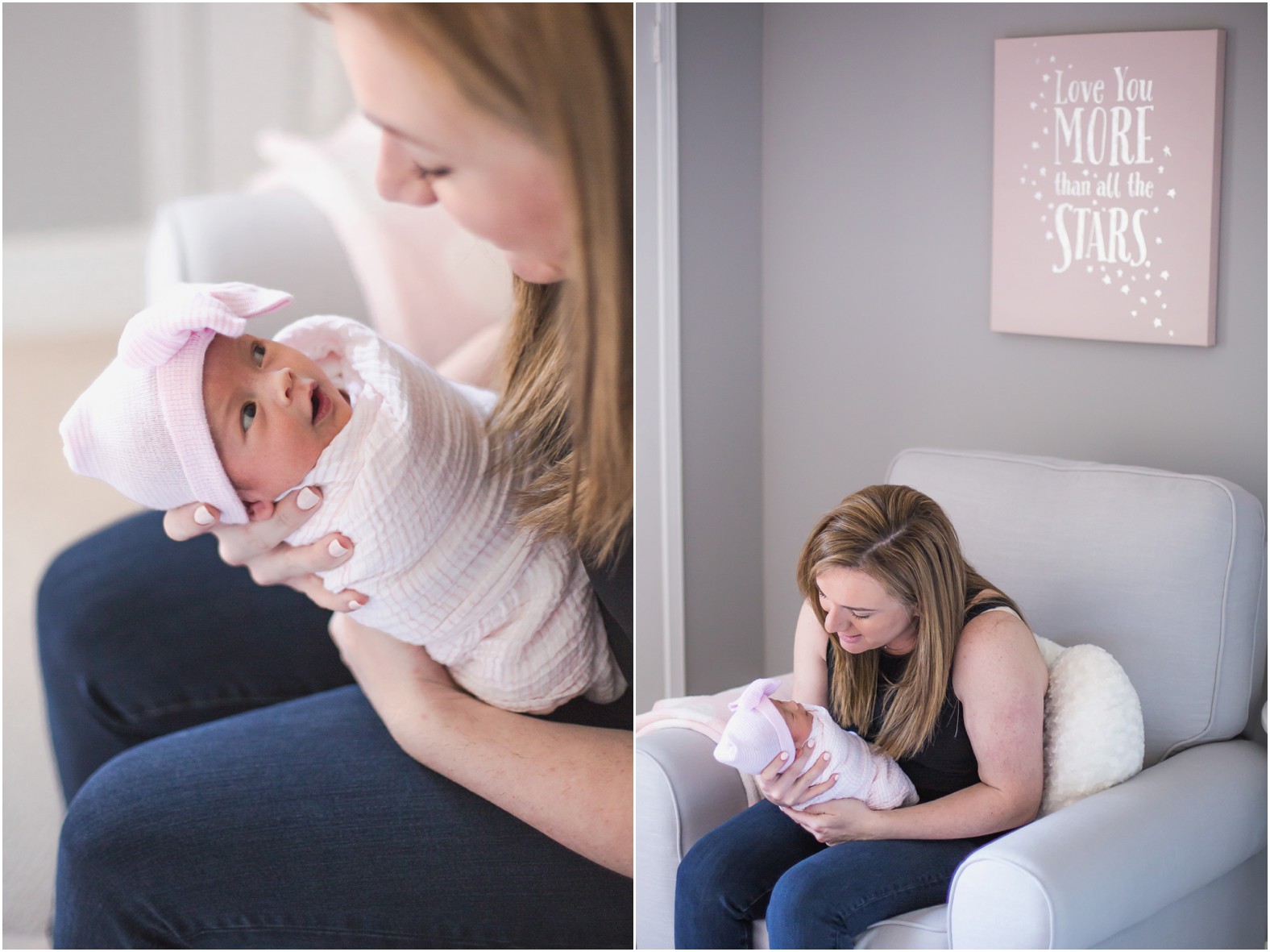 In-home newborn session Burlington Ontario