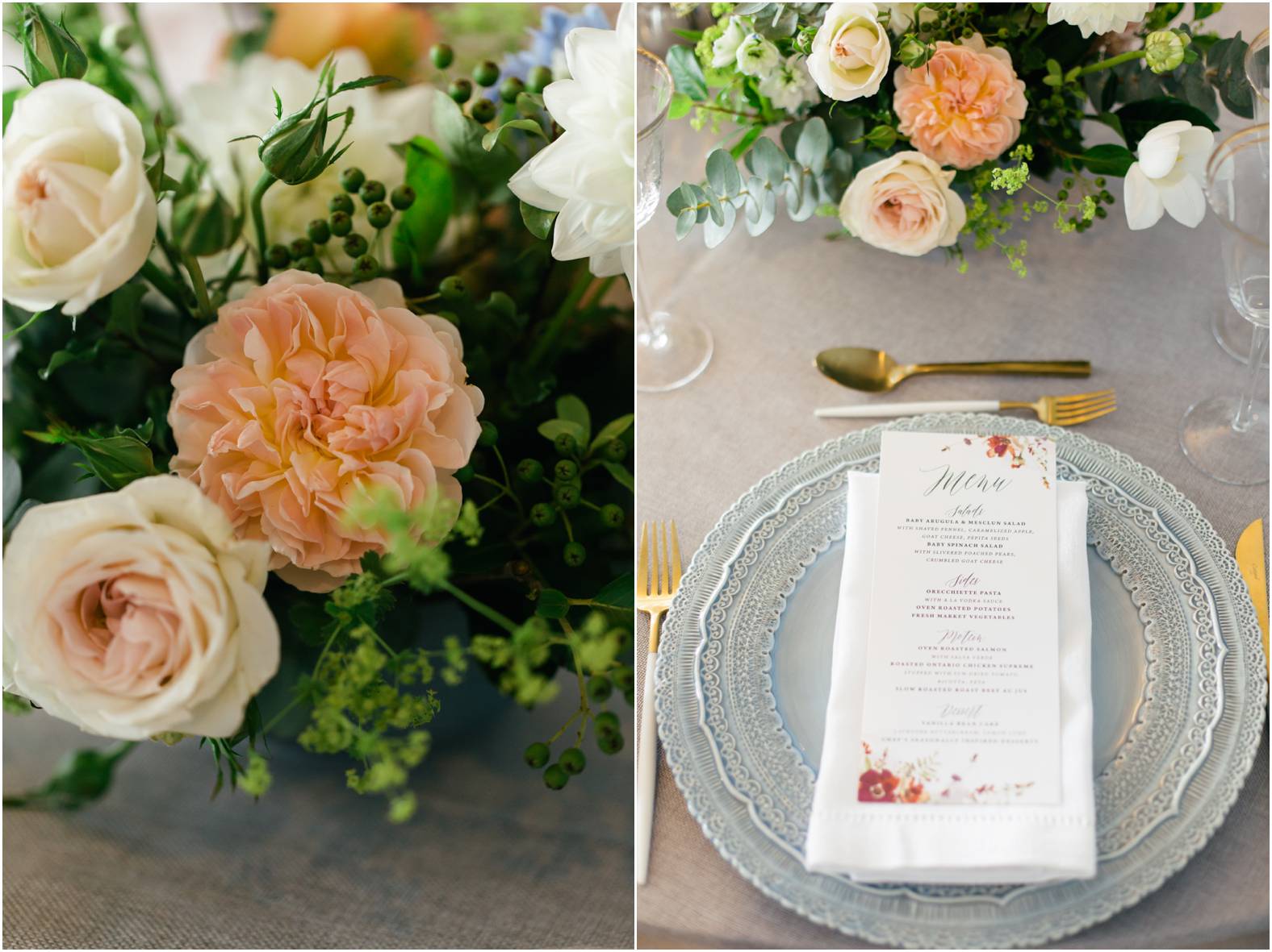 Spring inspired bridal shower details