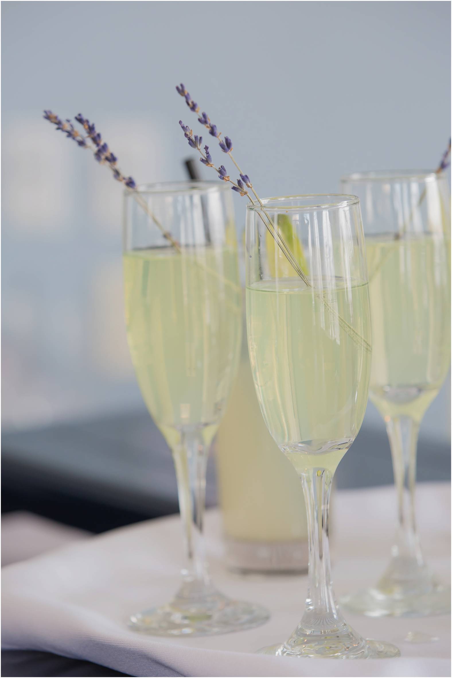 lavender champagne signature cocktail