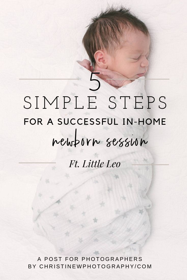 tips for an inhome newborn session